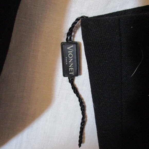 NEW VIONNET PARIS STIRRUP BOOT COVER JODHPUR Leg Warmer 42 BLACK Womens - Picture 3 of 4